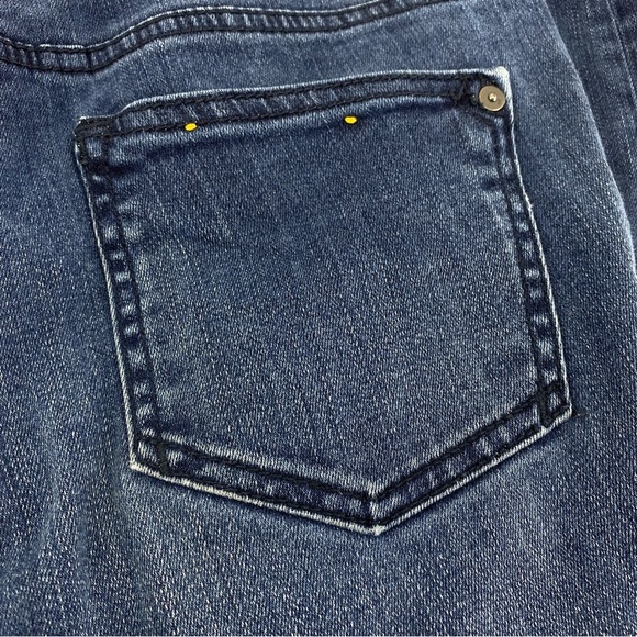 Pilcro and the Lettepress Blue Ultra High-Rise Skinny Denim Jeans - Picture 4 of 8